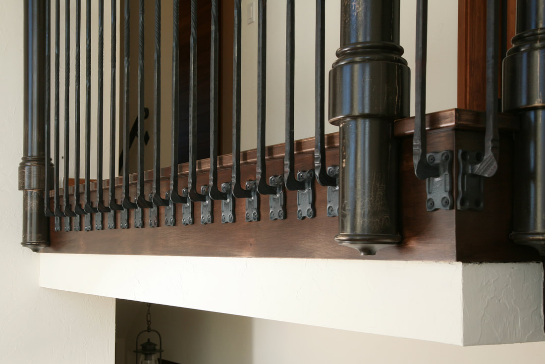 handrail, railing, stair railing, wrought iron railing, hand forged,  decor, home renos, interior design ideas